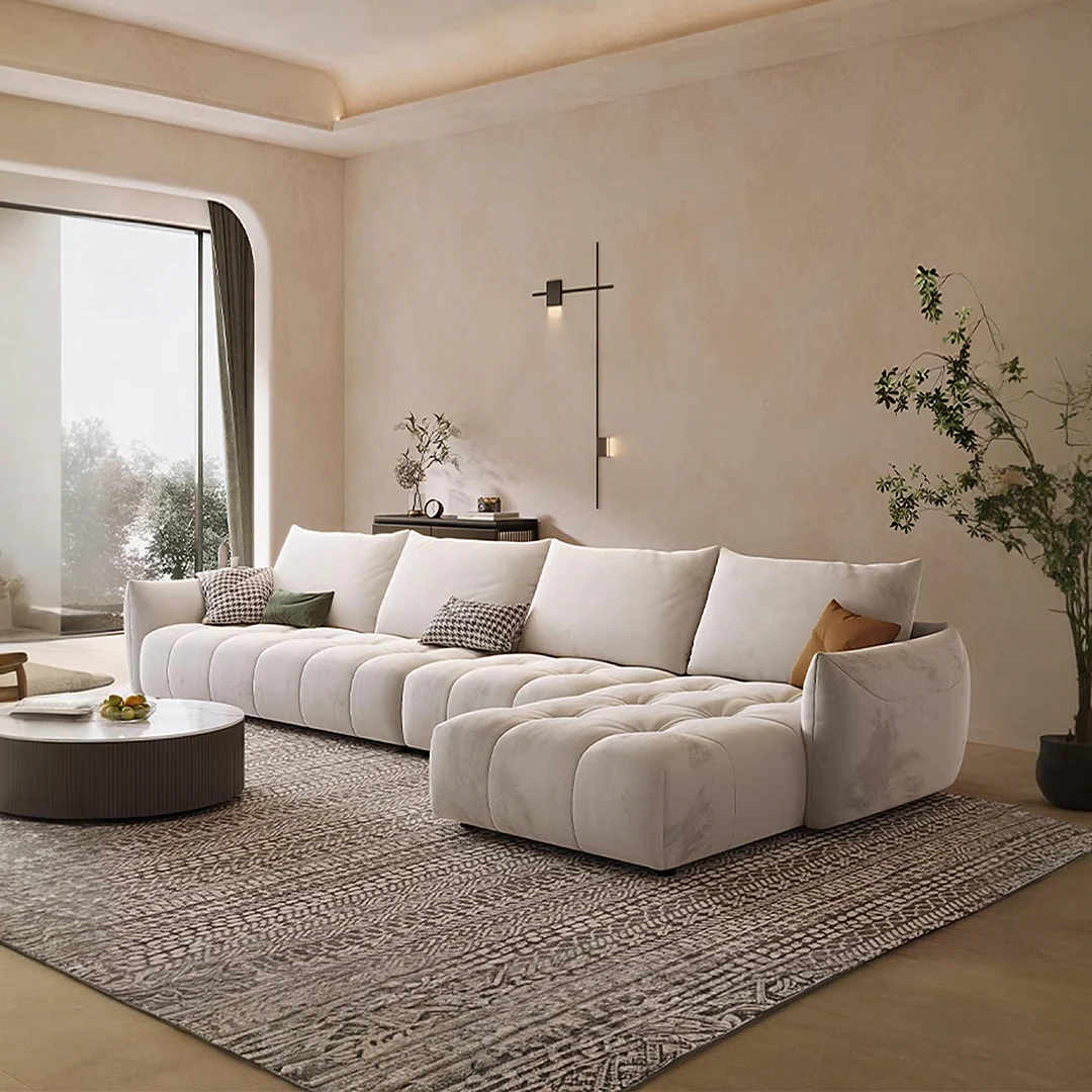 Jasper Three Seater Corner Sofa Velvet - Image 5