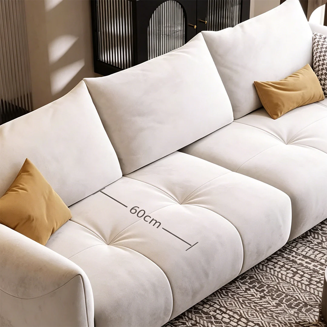 Jasper Two Seater Sofa, Velvet - Image 8