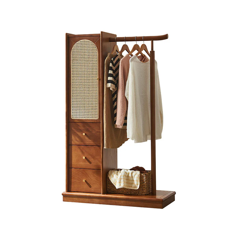 Jessica Rattan Wardrobe, Coat Rack, Wood - Image 5