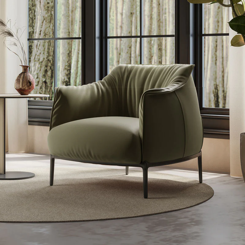 Joseph Armchair, Leather - Image 4