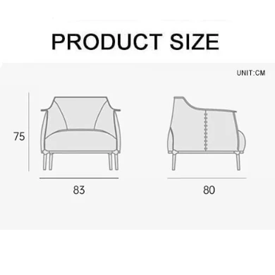 Joseph Armchair, Leather - Image 6
