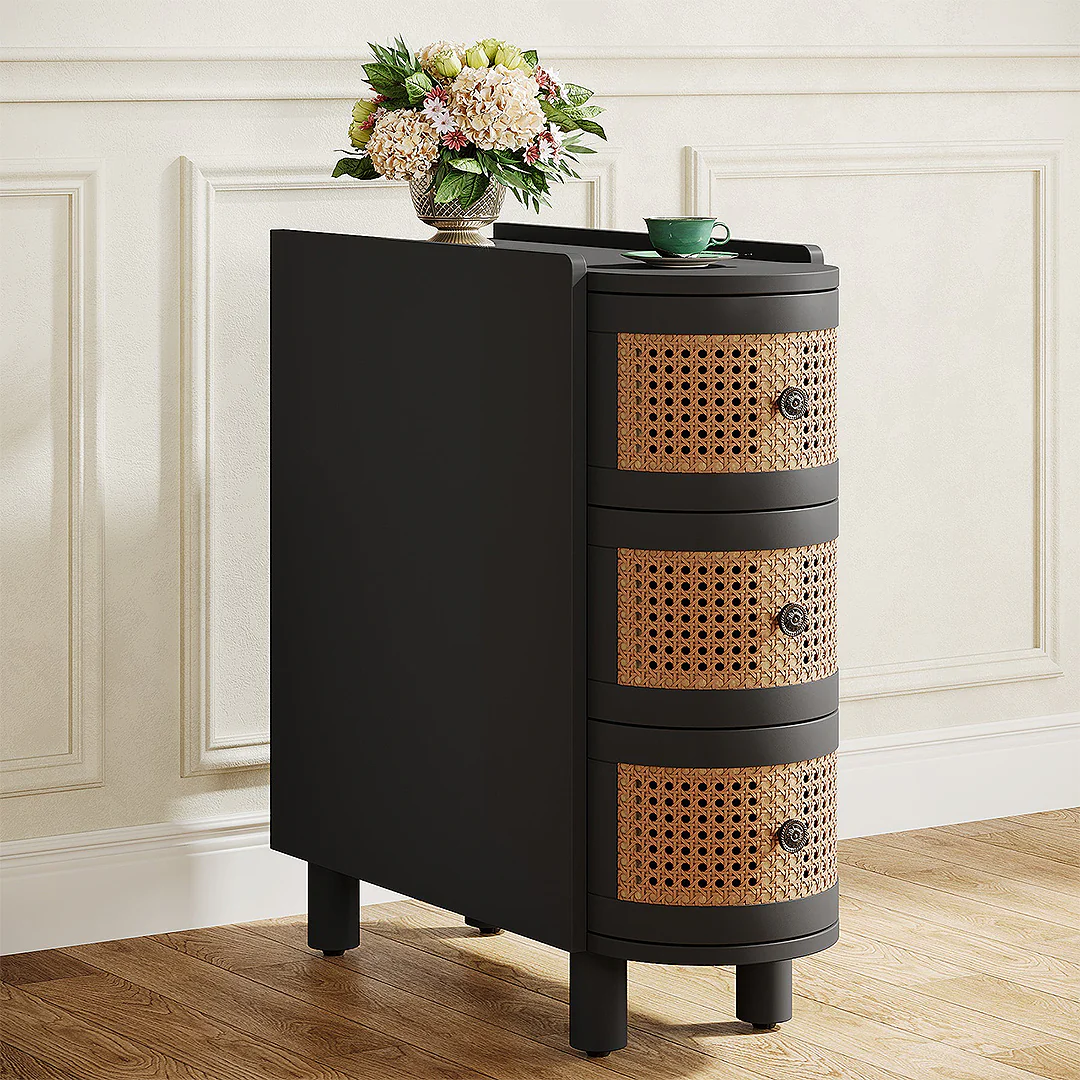 Josephine Rattan Side Table - Image 2