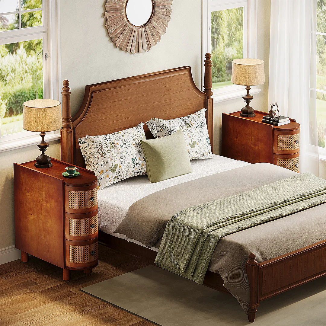 Josephine Rattan Side Table - Image 6