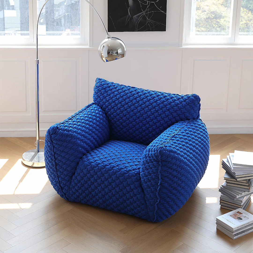 Kaczmarek Accent Chair, Armchair, Blue - Image 5