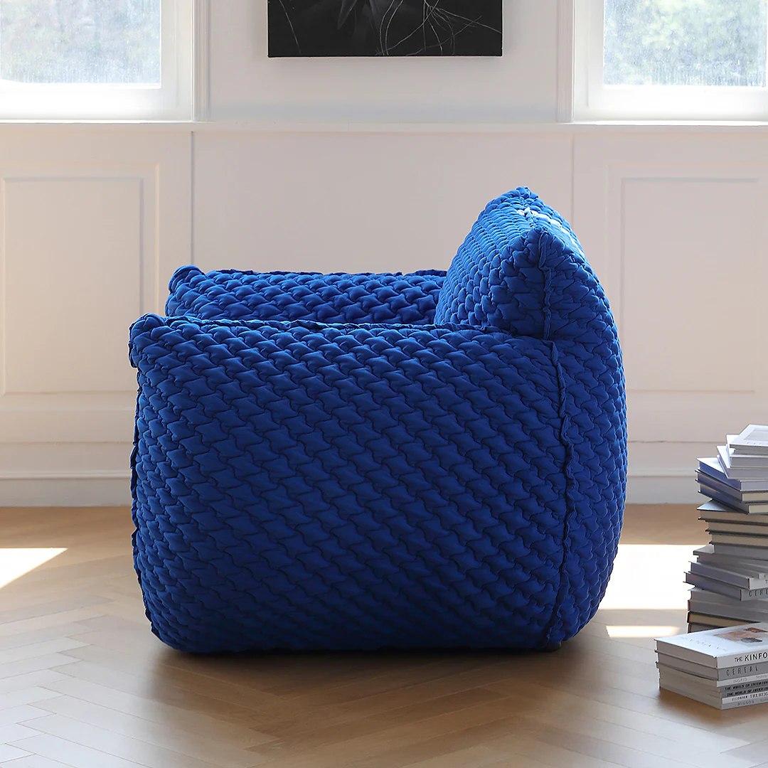 Kaczmarek Accent Chair, Armchair, Blue - Image 6