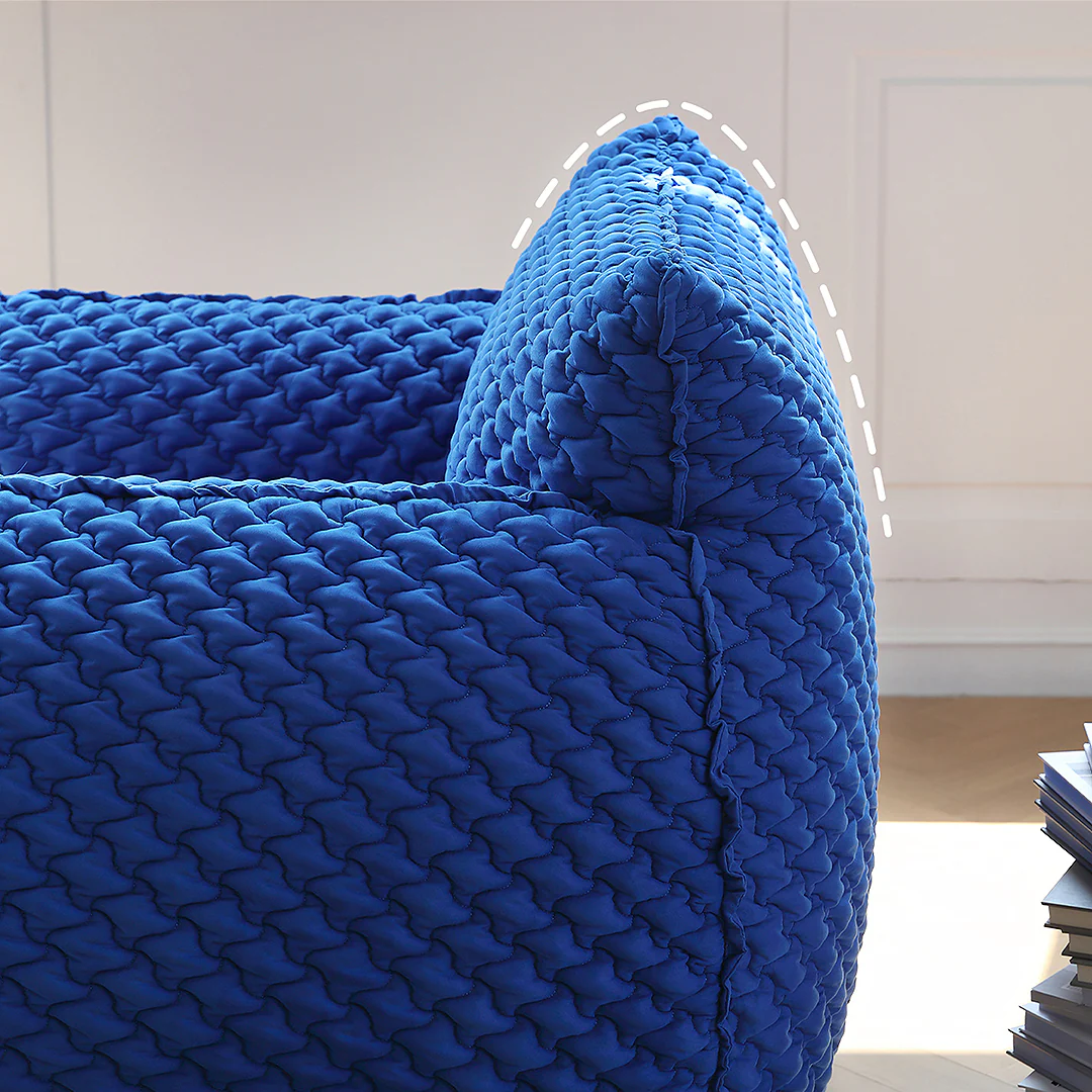 Kaczmarek Accent Chair, Armchair, Blue - Image 9