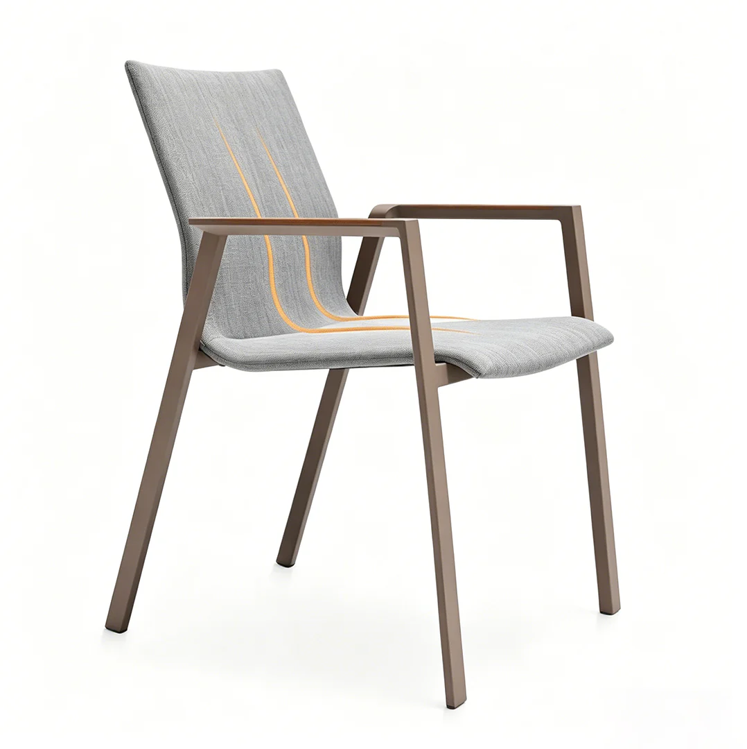 Kaitlyn Outdoor Dining Chair Table Set, Small Outdoor Table - Image 7