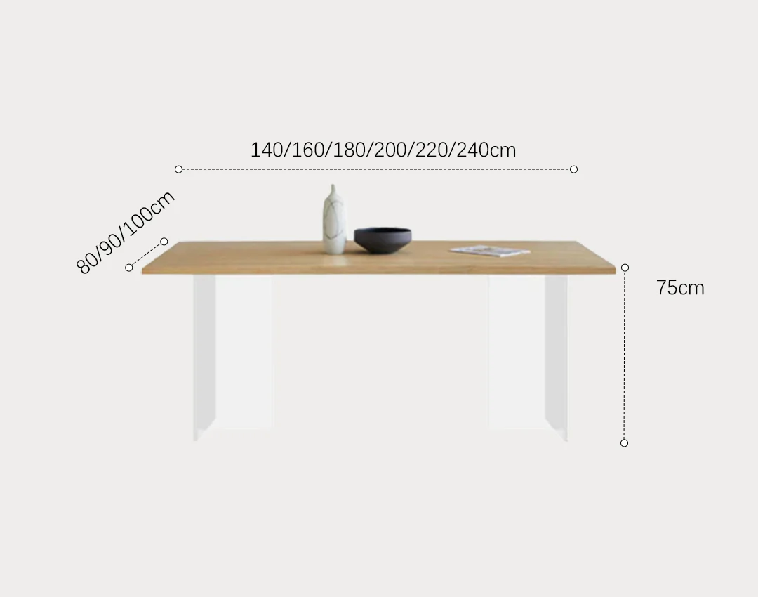 Kamaria Dining Table, Solid Wood - Image 6