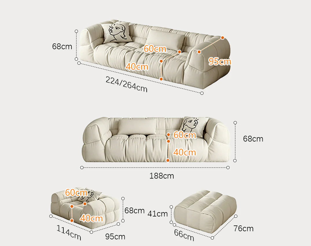 Kathie Two Seater Sofa, Three Seater Sofa, Corner Sofa - Image 13