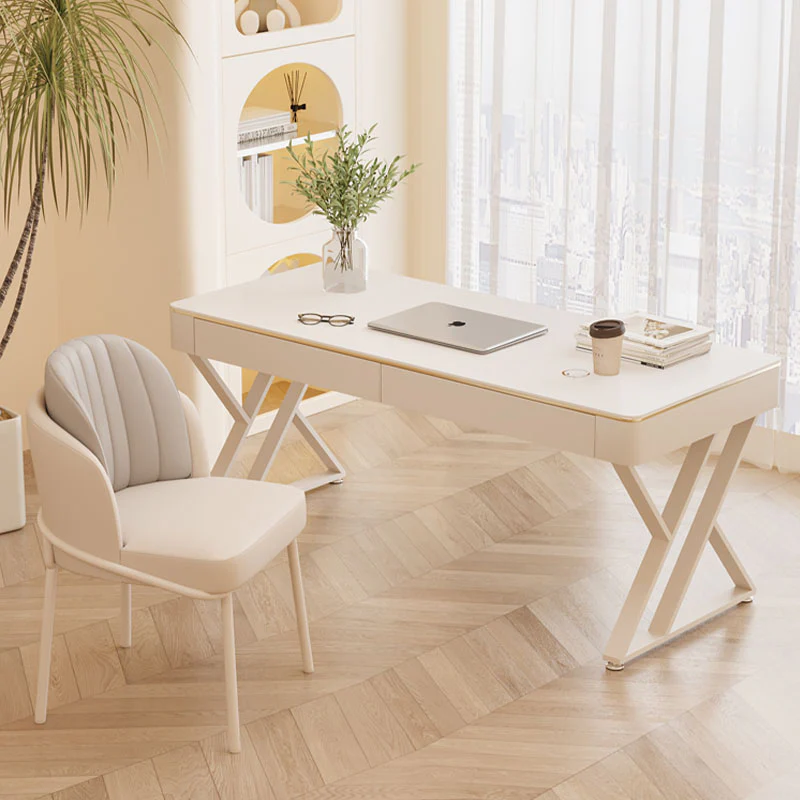 Kelly Office Desk, Sintered Stone - Image 4