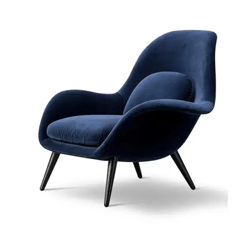 Kemble Armchair And Footstool, Velvet - Image 5