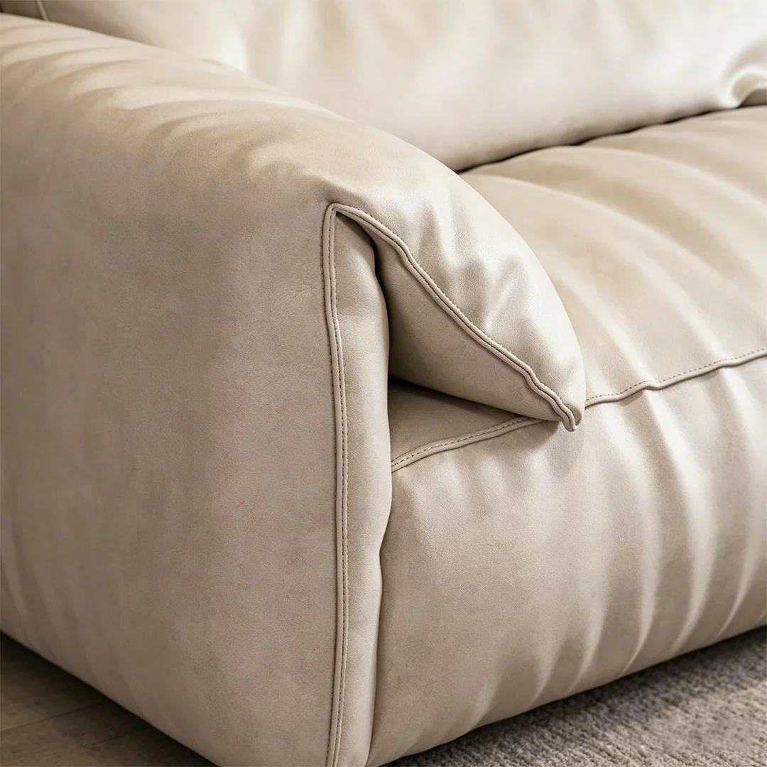 Kirk Two Seater Sofa, Leathaire - Image 8