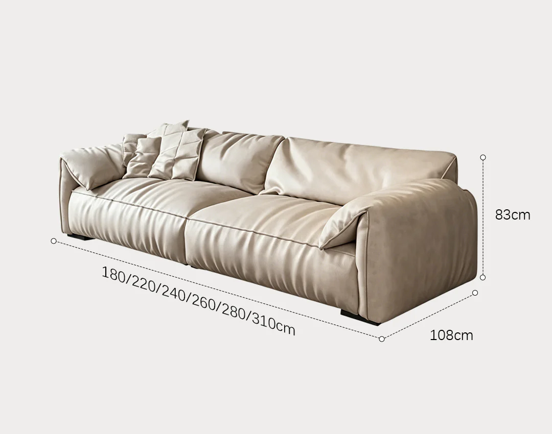Kirk Two Seater Sofa, Leathaire - Image 9