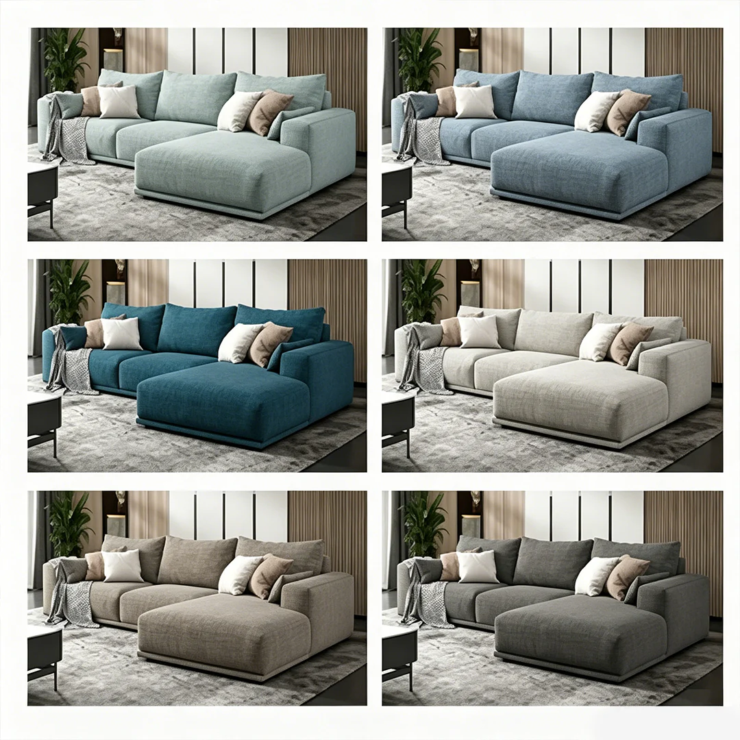 Koch Two Seater Sofa, Three Seater Sofa, Linen - Image 9