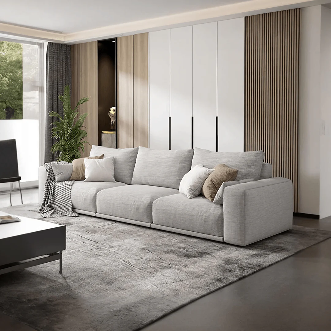 Koch Two Seater Sofa, Three Seater Sofa, Linen - Image 5