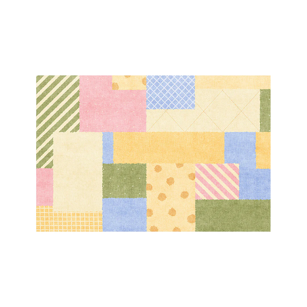 Lacey Grid Patchwork Rug - Image 12