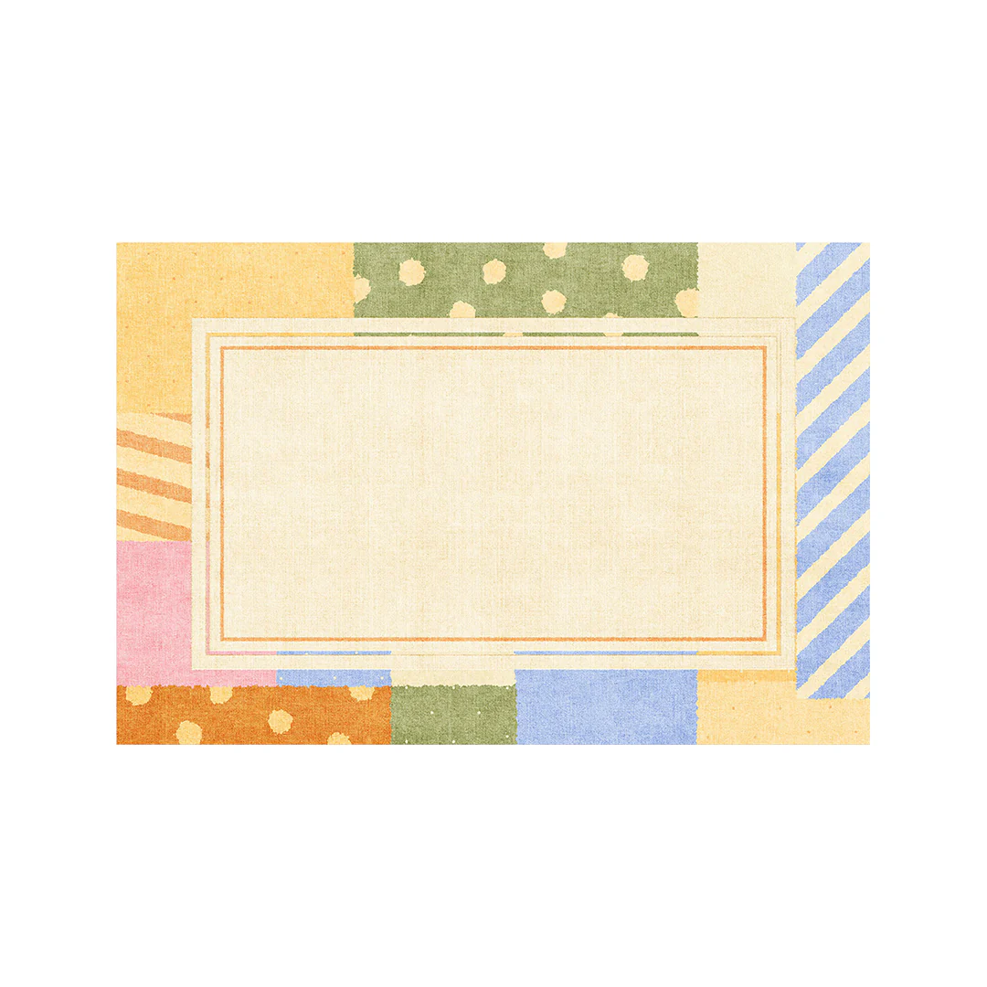 Lacey Grid Patchwork Rug - Image 14