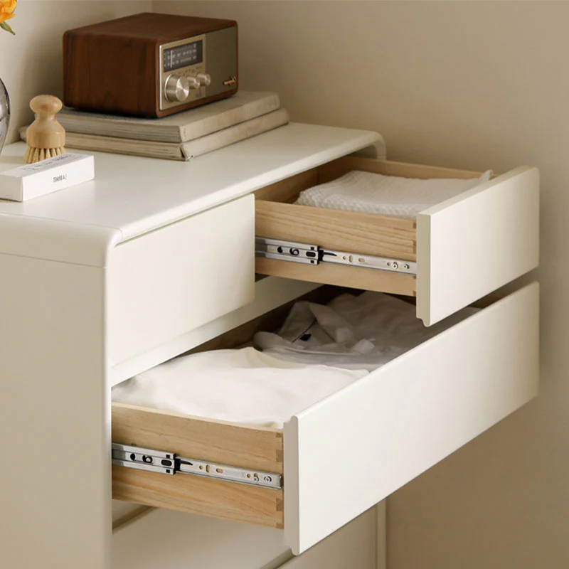 Lance Cabinet, White & Wood - Image 3
