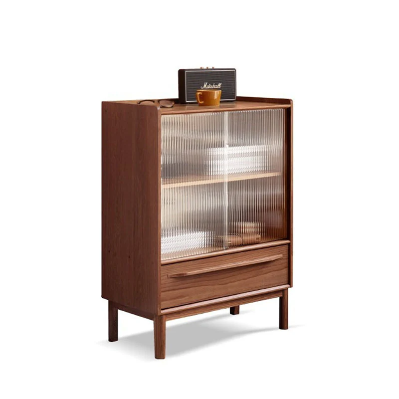 Laura Sideboard with Glass Door and Drawer, Oak - Image 5