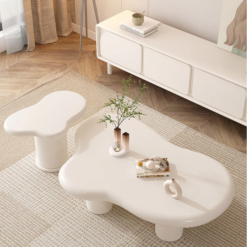 Leilani Stylish TV Stand, Cream - Image 2