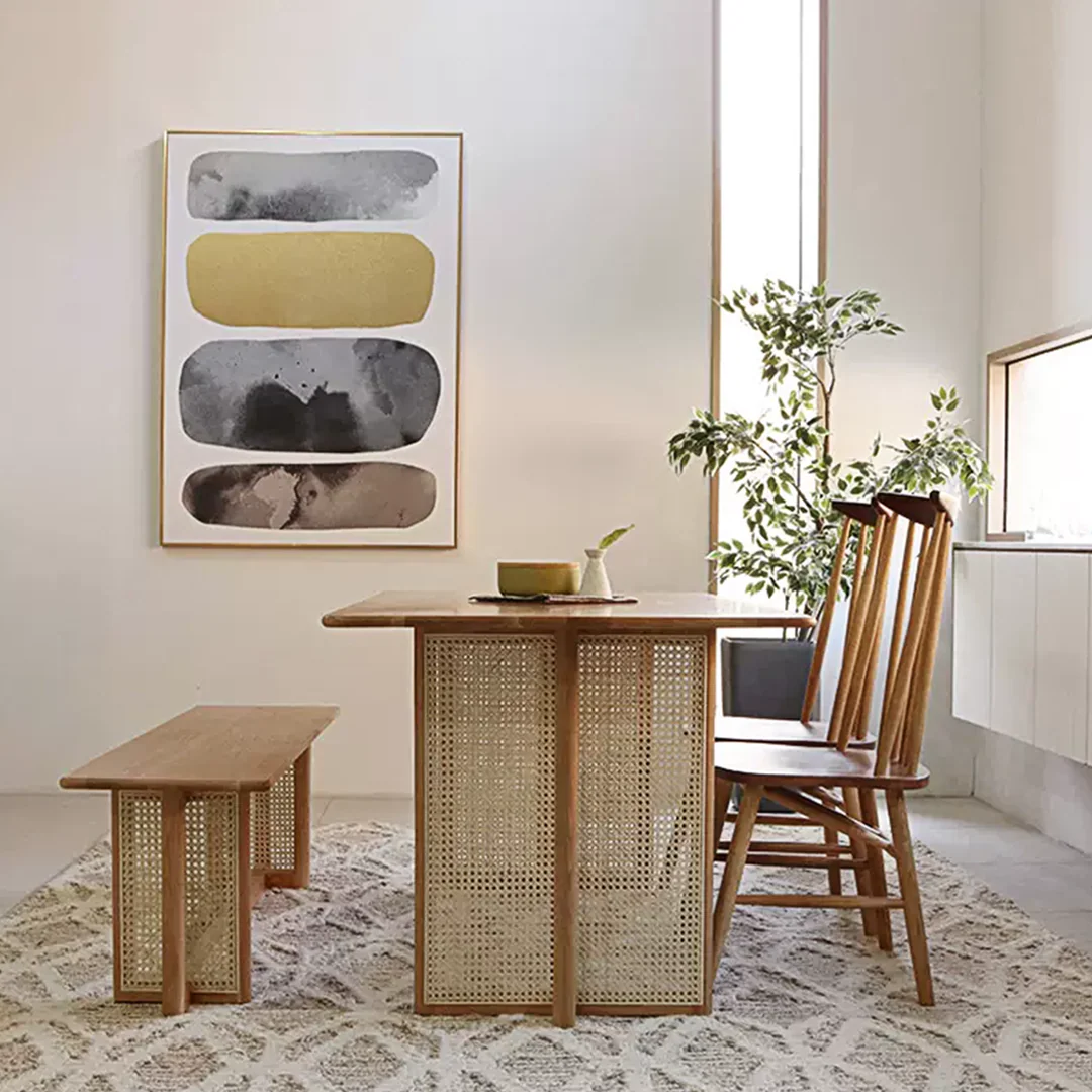 Leocadia Solid Wood Dining Table - Image 2