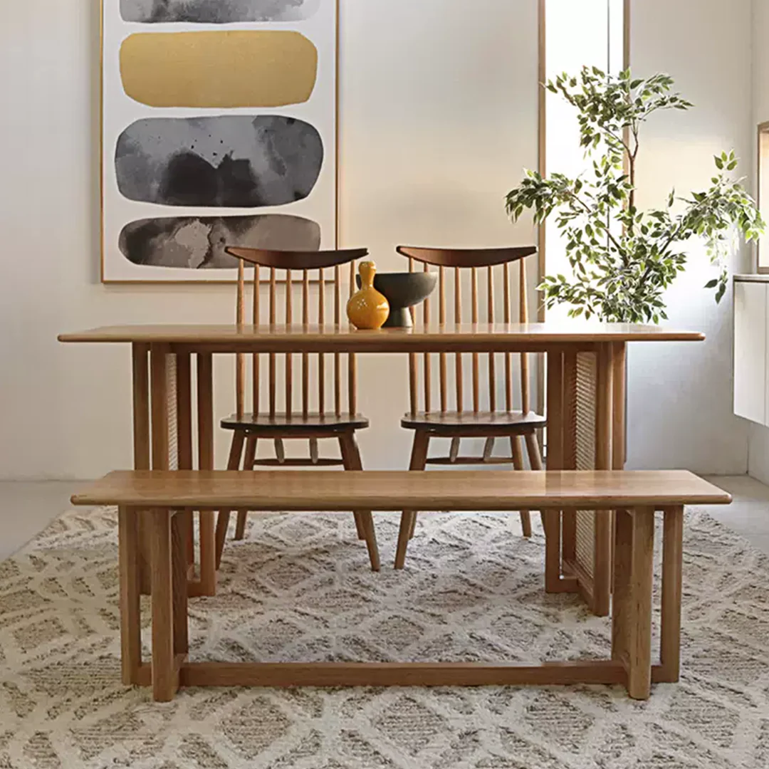 Leocadia Solid Wood Dining Table - Image 3
