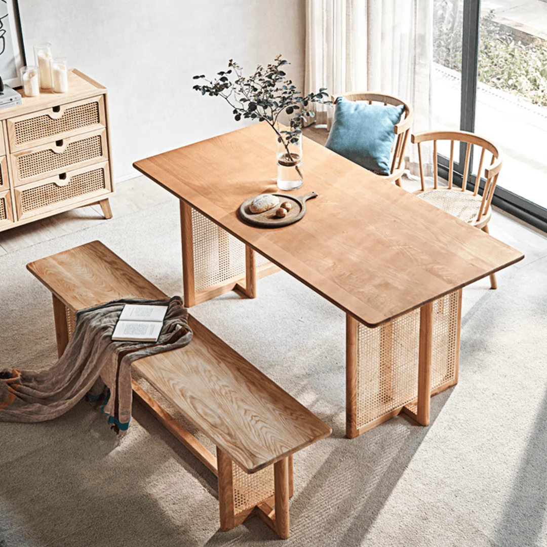 Leocadia Solid Wood Dining Table - Image 5