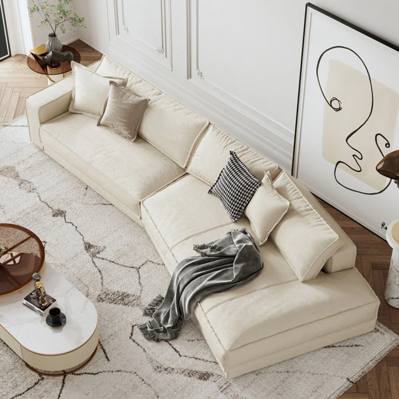 Lester Four Seater Sofa, Five Seater Sofa, Curved Sofa - Image 4