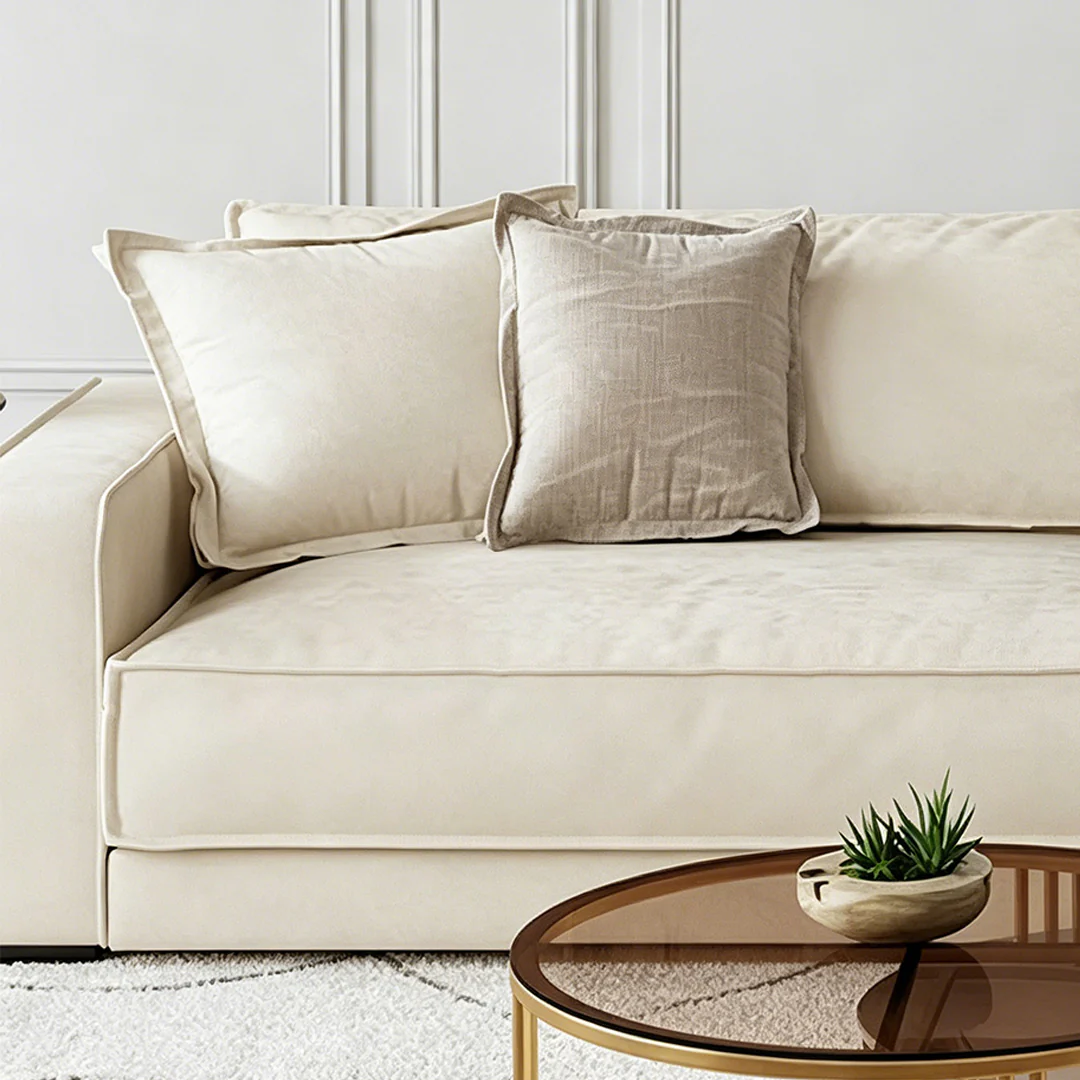 Lester Four Seater Sofa, Five Seater Sofa, Curved Sofa - Image 5