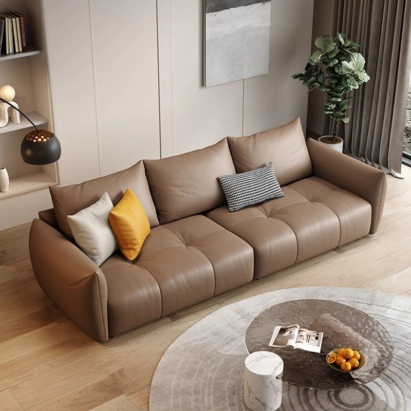 Levi Italia Two Seater, Three Seater, Four Seater Sofa, Brown - Image 3