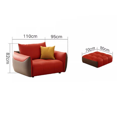 Levi Italia Two Seater, Three Seater, Four Seater Sofa, Brown - Image 6