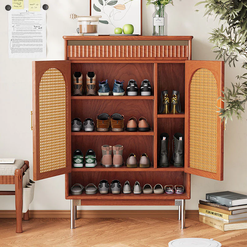 Levy Shoe Storage, Rattan - Image 3