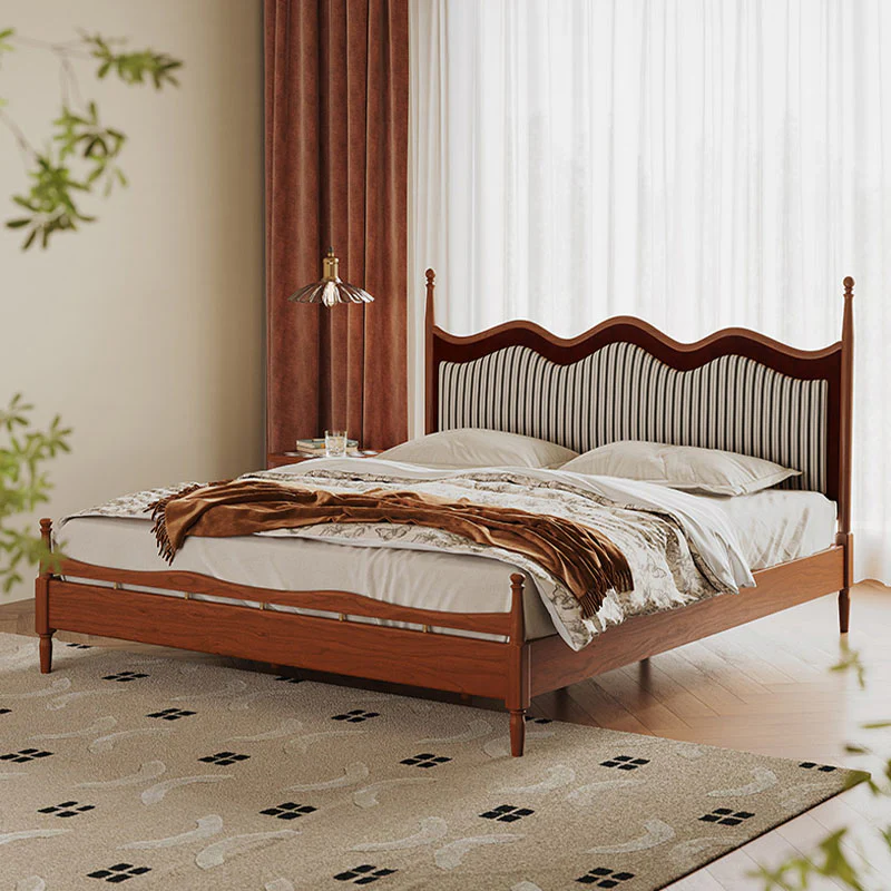Liam Super King Size Bed, Wood - Image 4
