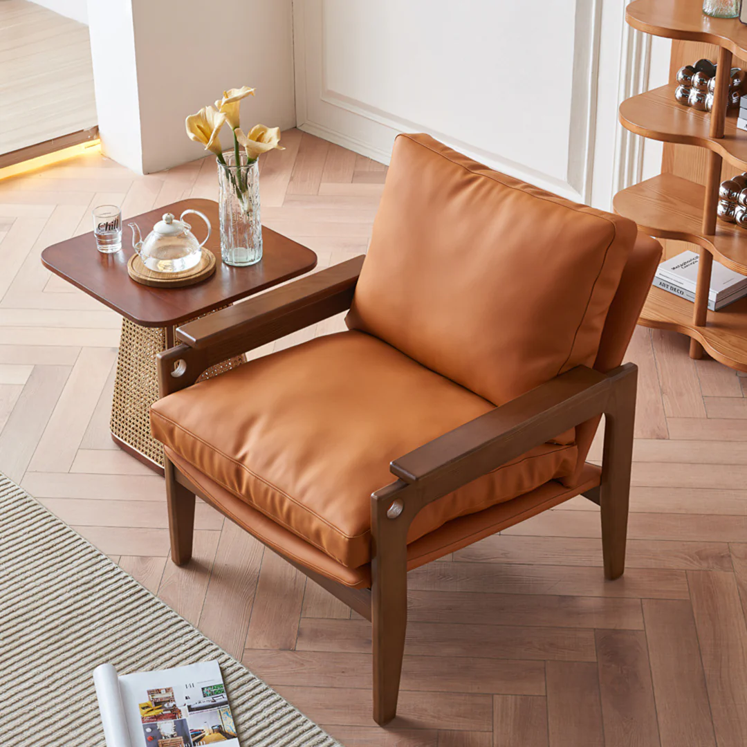 Lichtenstein Lounge Chair, Armchair, Solid Wood - Image 6