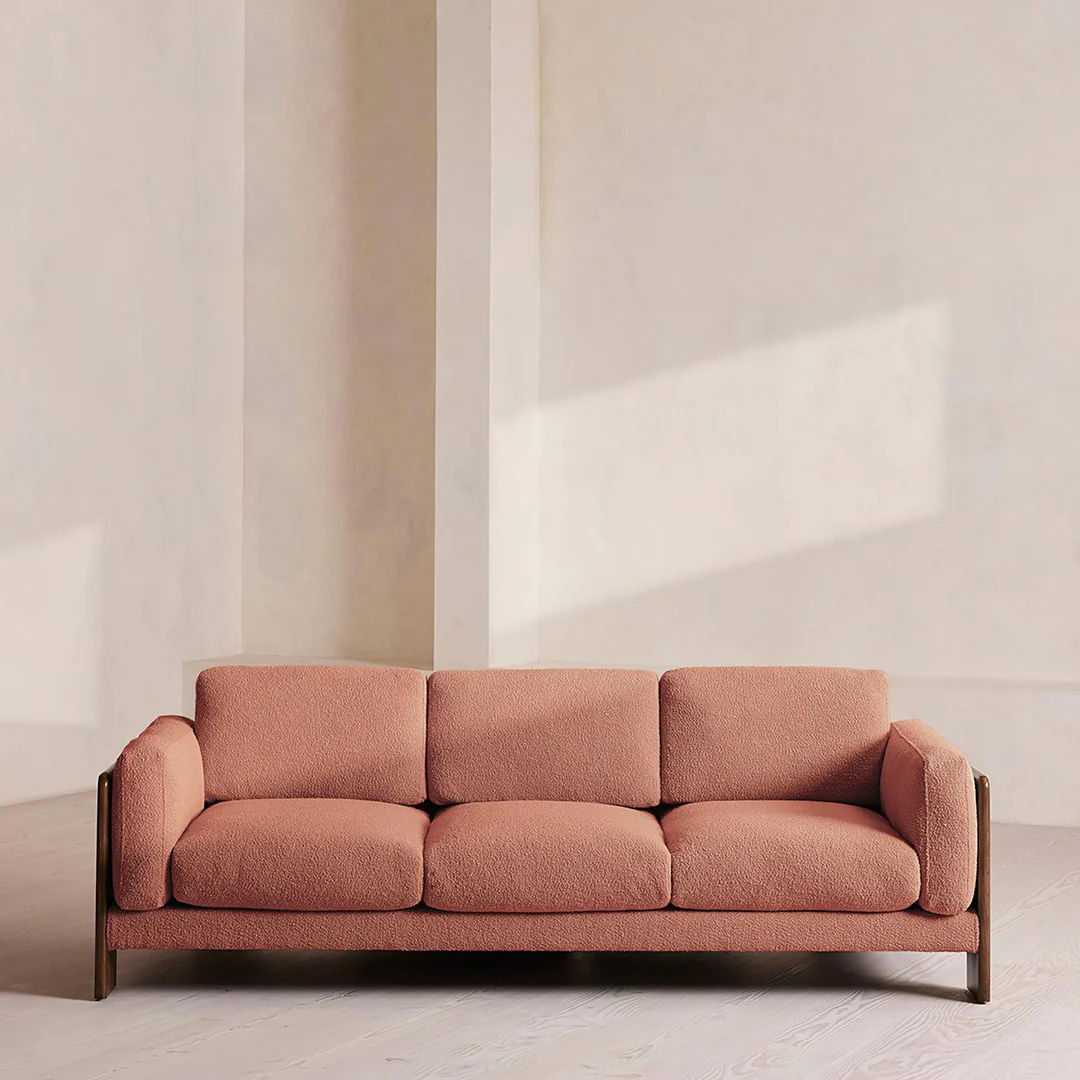 Liwanag Three Seater Sofa, Boucle - Image 3