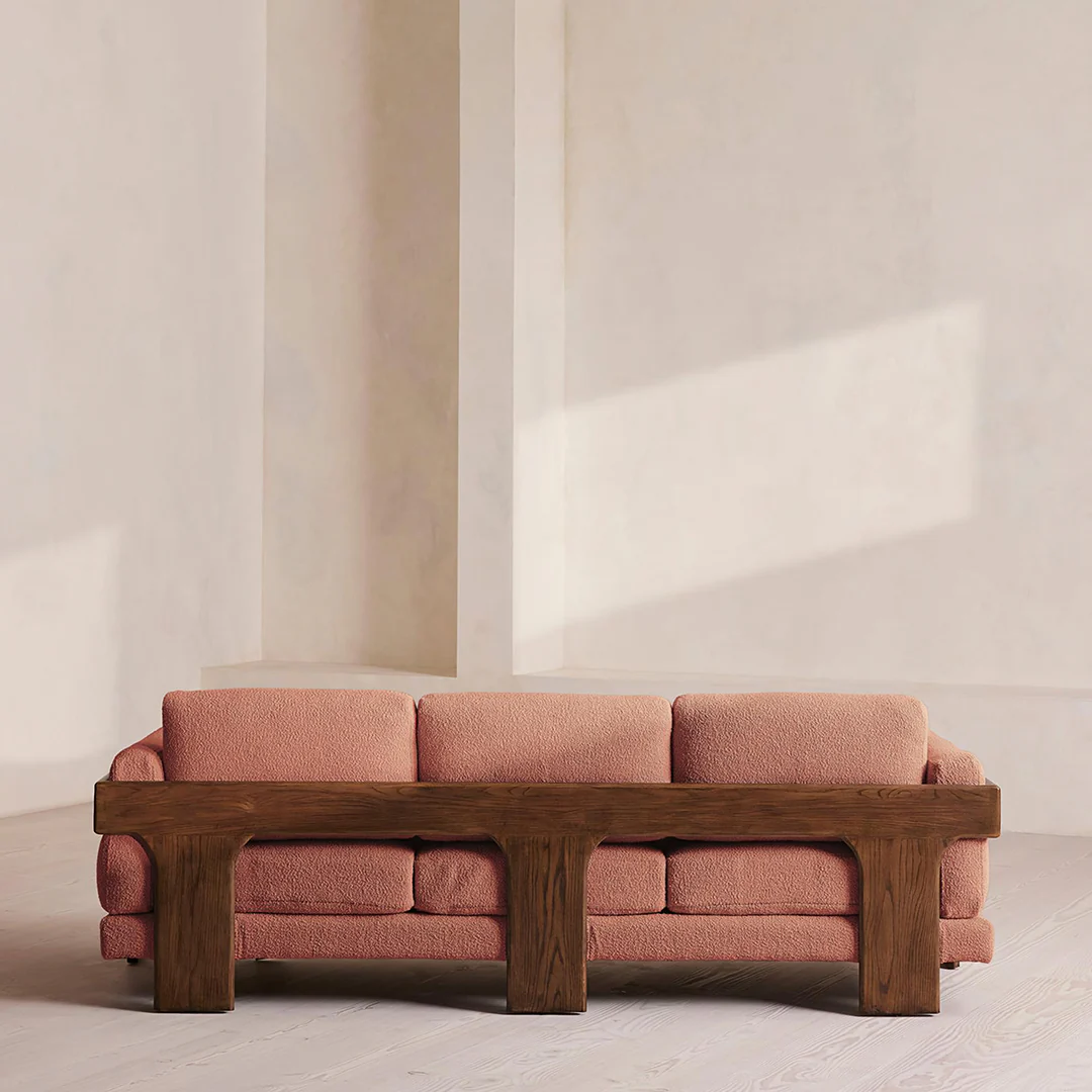 Liwanag Three Seater Sofa, Boucle - Image 4