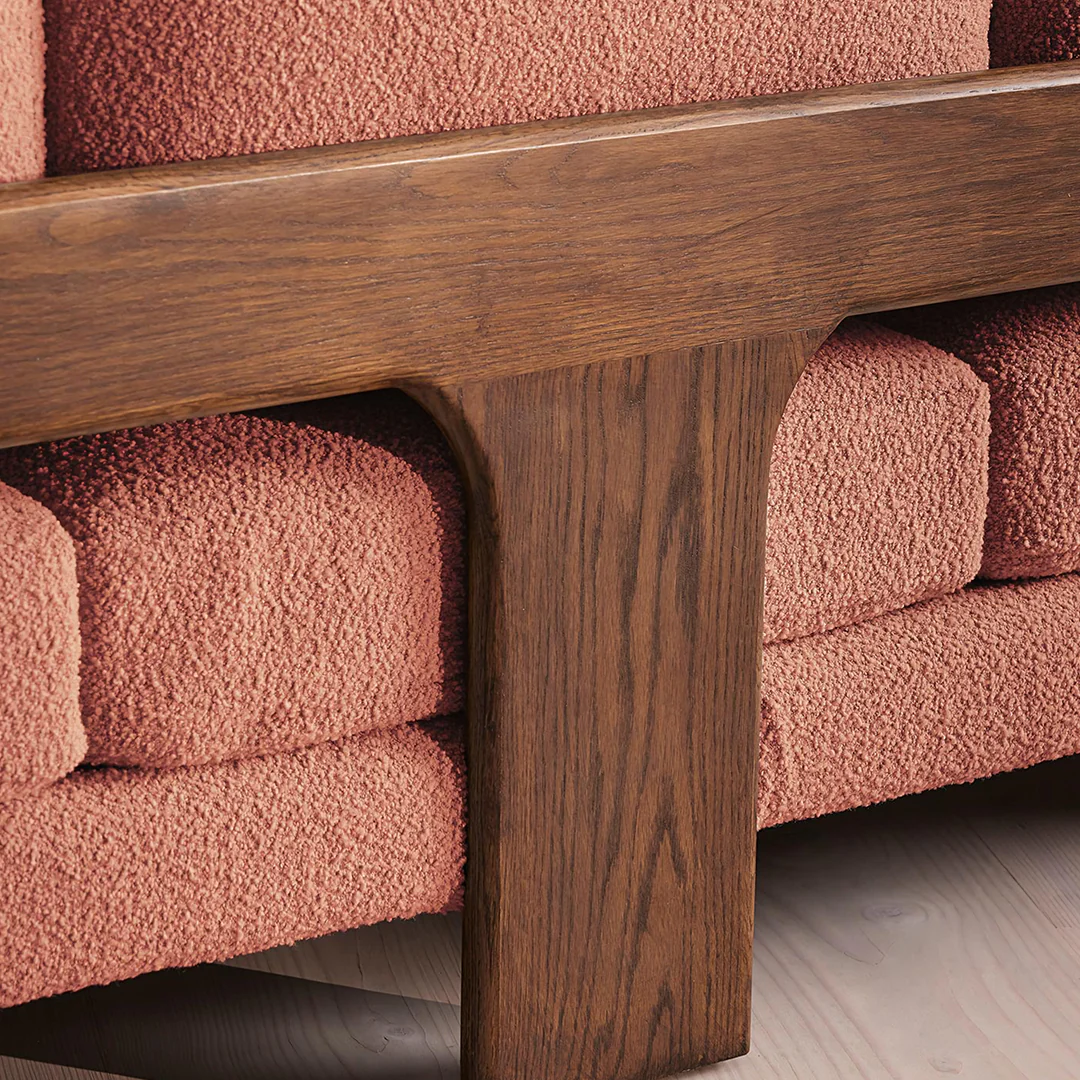 Liwanag Three Seater Sofa, Boucle - Image 5