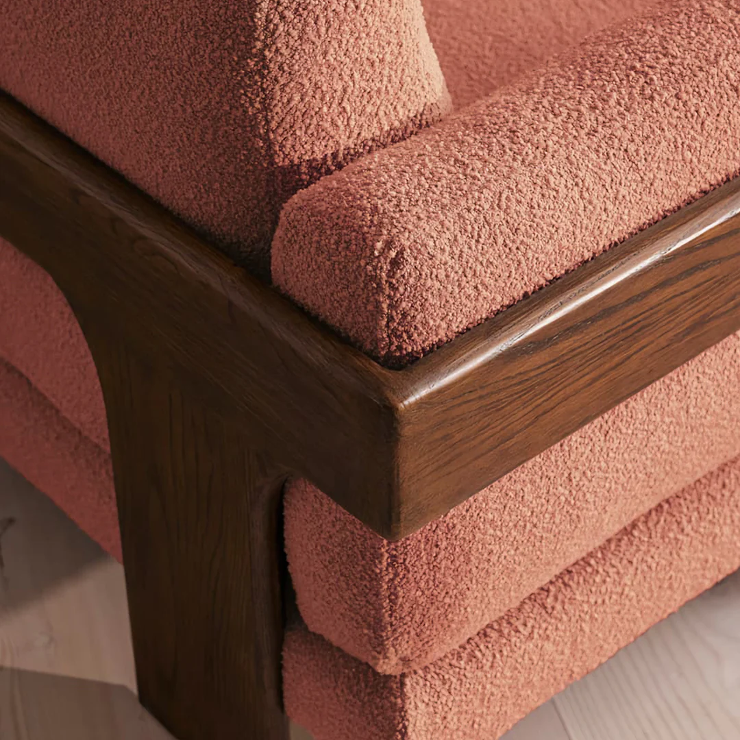 Liwanag Three Seater Sofa, Boucle - Image 6
