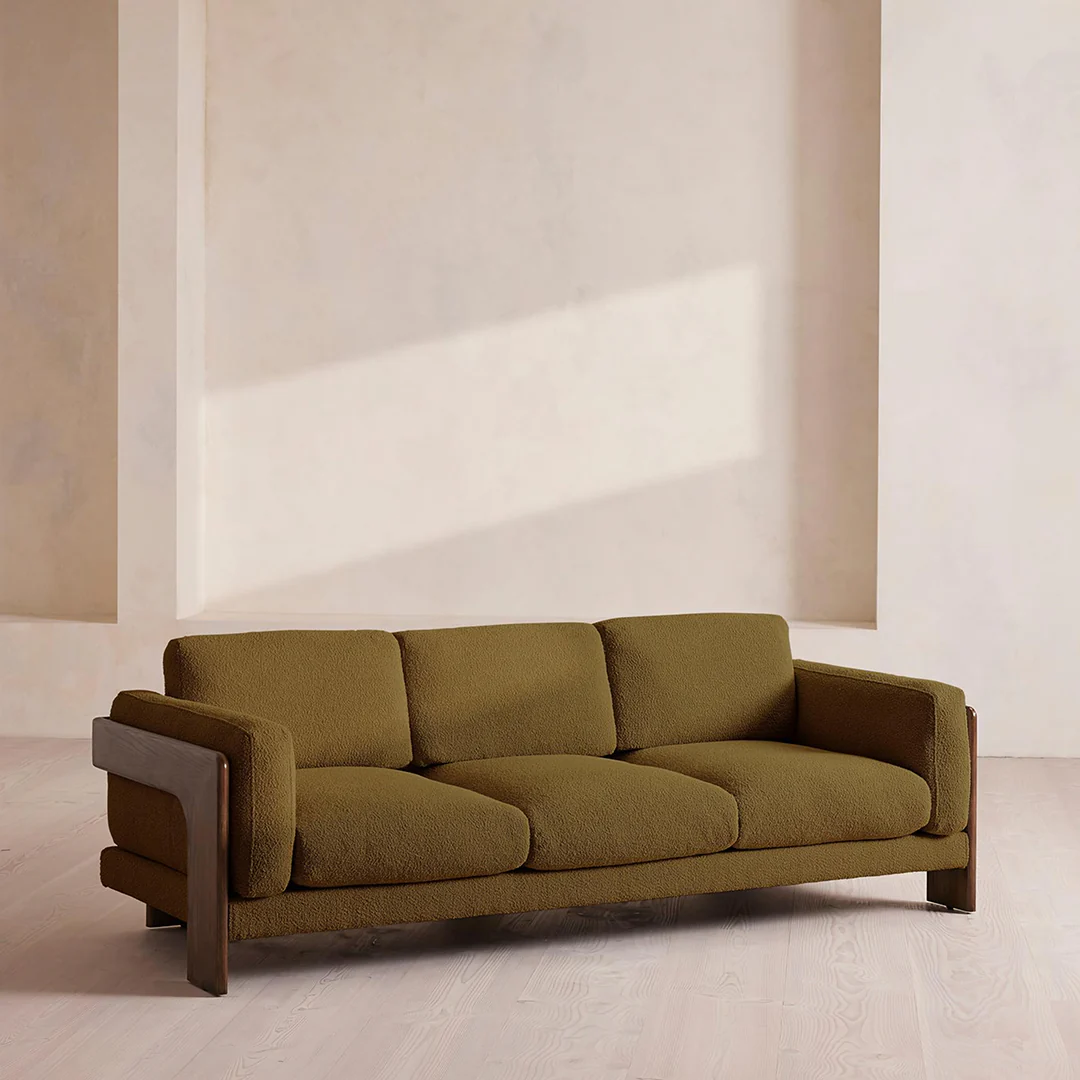 Liwanag Three Seater Sofa, Boucle - Image 7