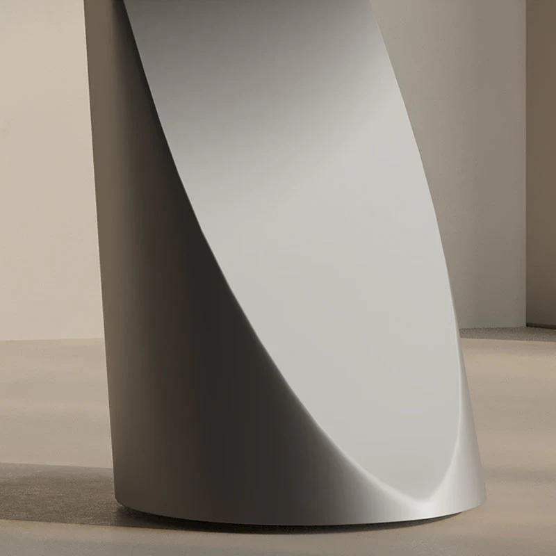 Lorna Side Table, Stainless Steel & Sintered Stone - Image 4