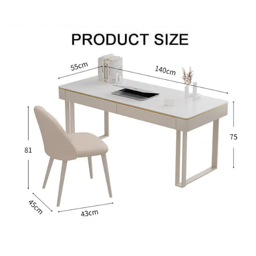 Lucien Office Desk, White - Image 6