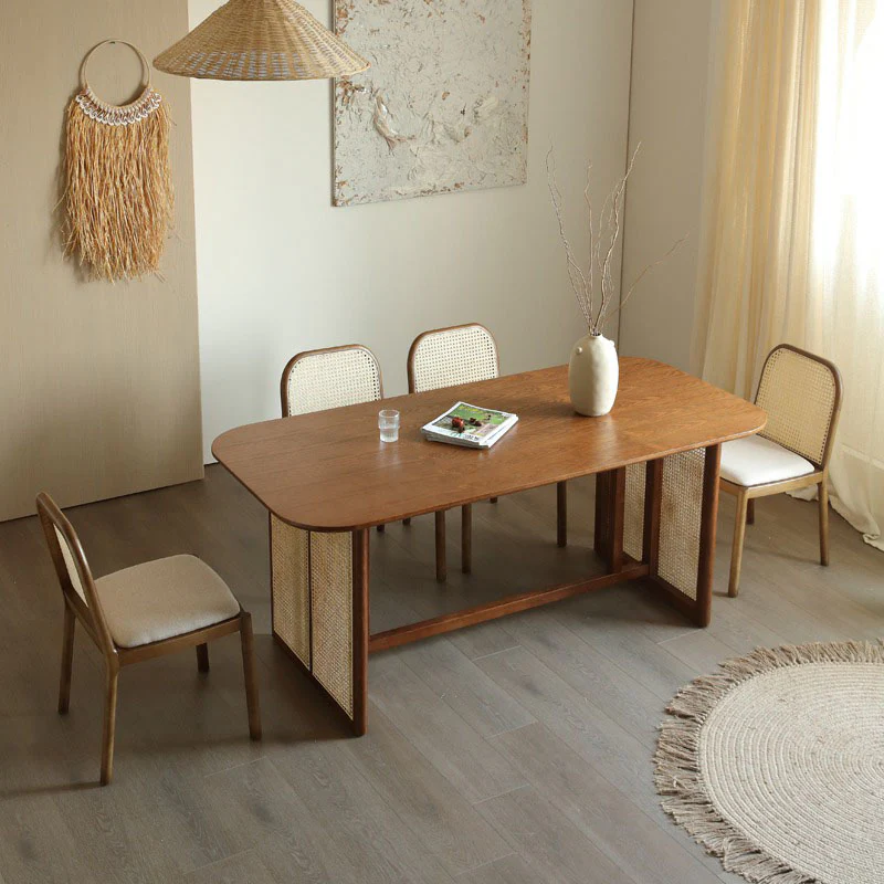 Lucile Rattan Dining Chair, Ash Wood - Image 2
