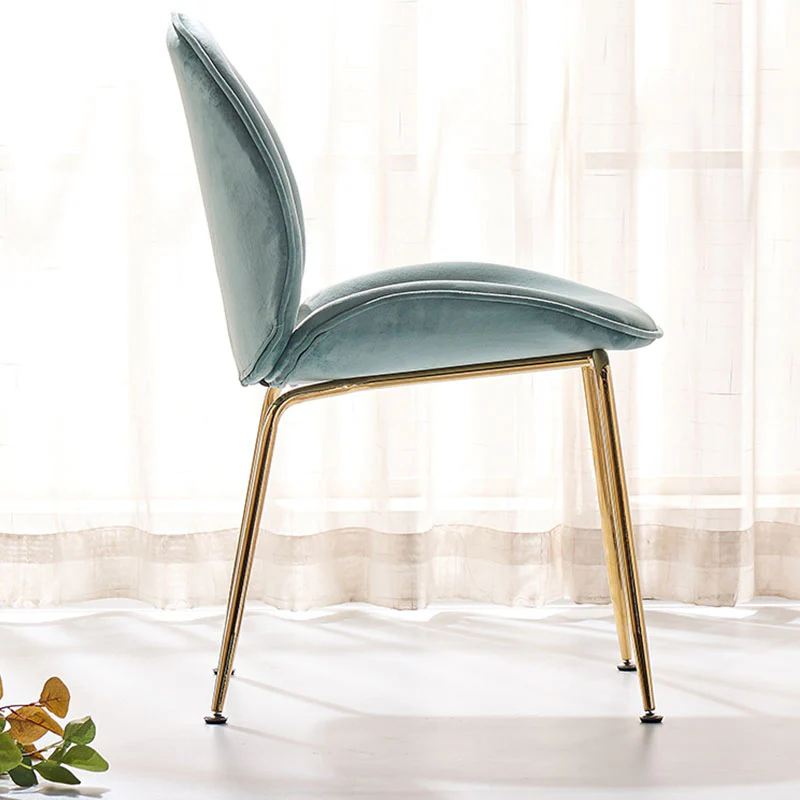 Lule Dining Chair, Gold Legs - Image 4