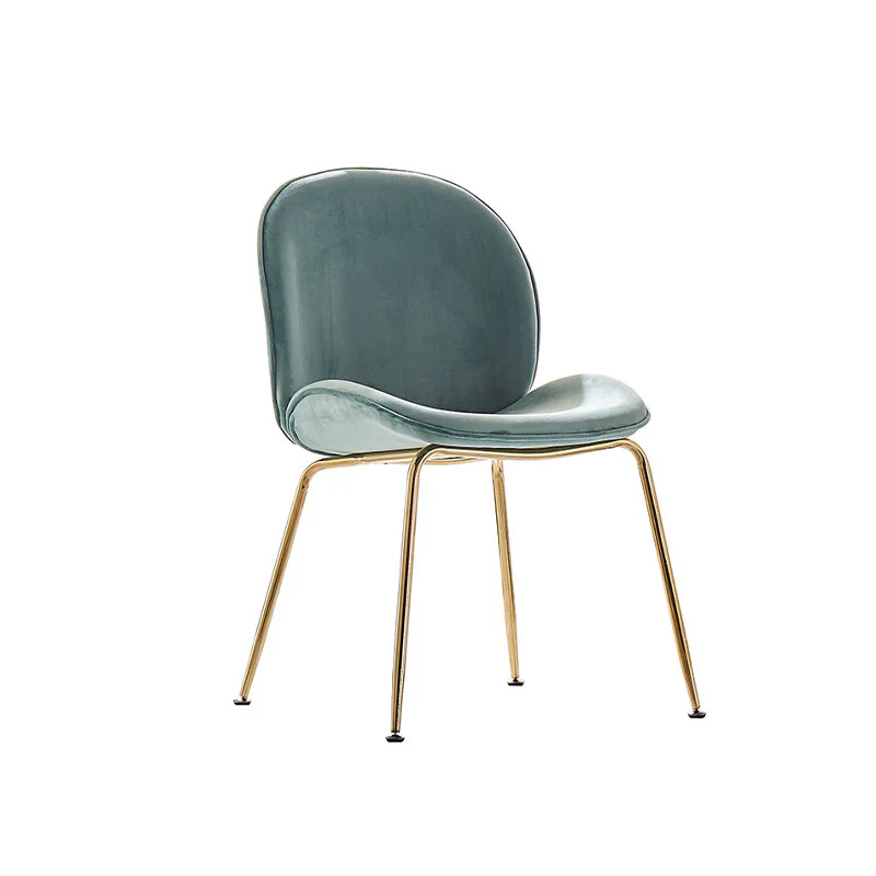 Lule Dining Chair, Gold Legs - Image 5