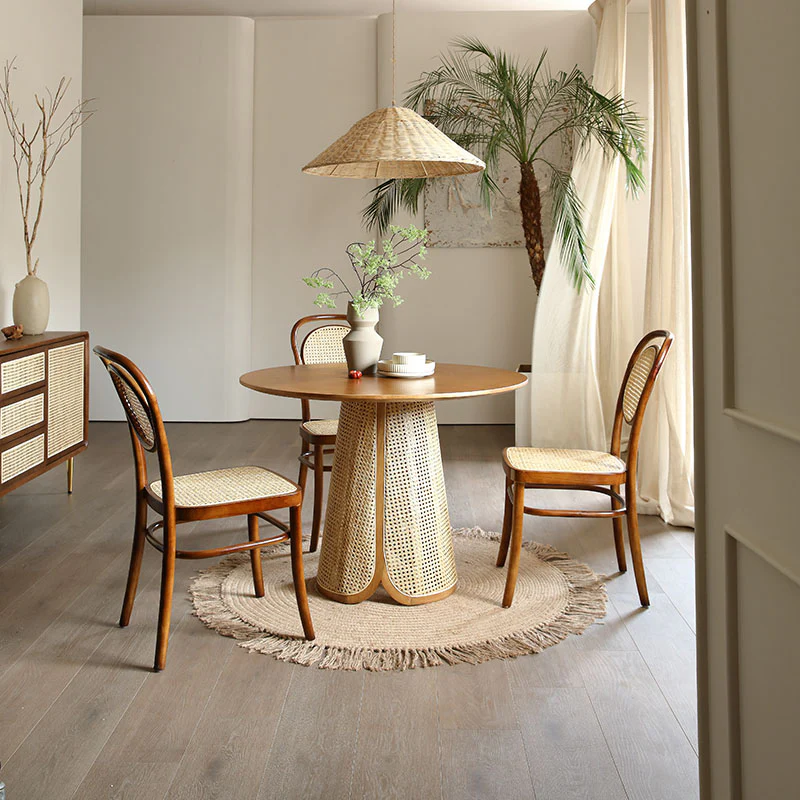 Maya Dining Table, Rattan - Image 2