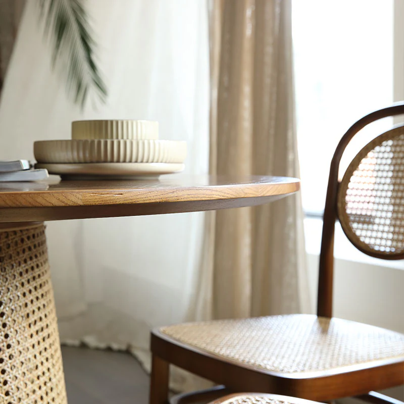 Maya Dining Table, Rattan - Image 3