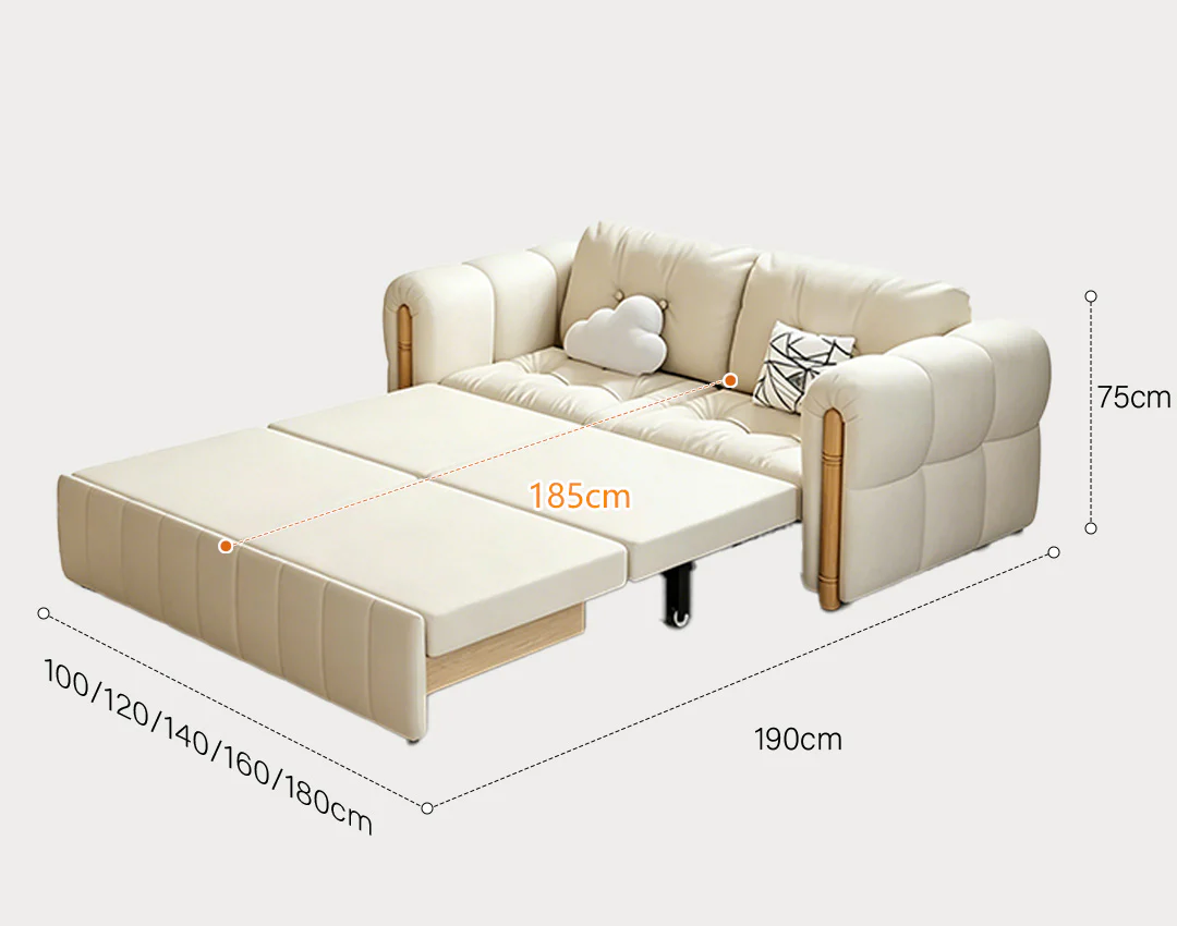 McCarthy Two Seater Sofa Bed With Storage - Image 11