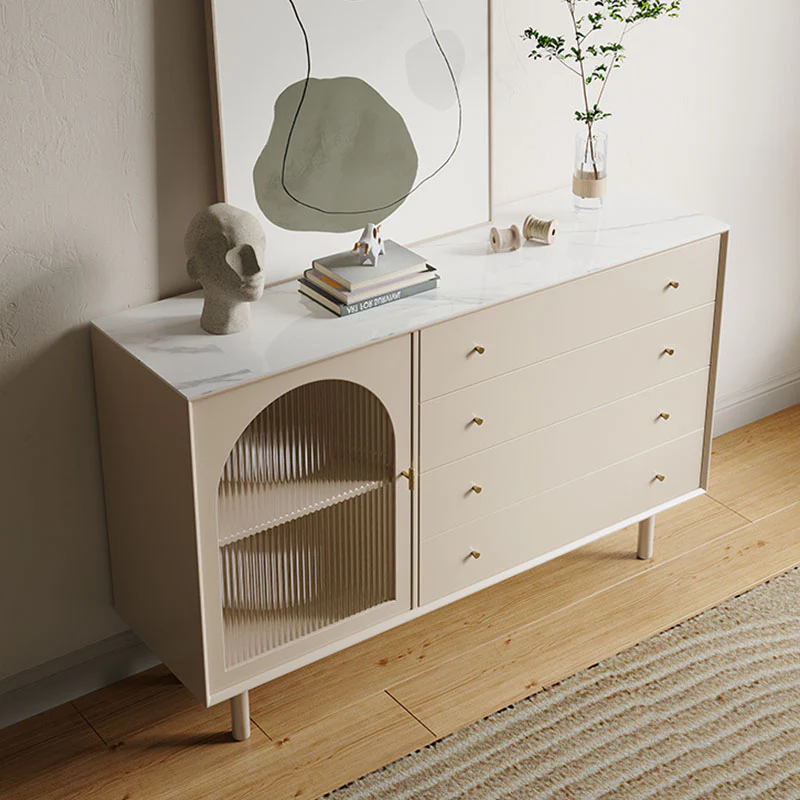 Meerveil Sideboard, One Glass Door With Four Drawers - Image 3