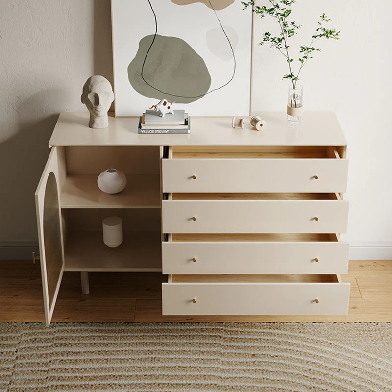 Meerveil Sideboard, One Glass Door With Four Drawers - Image 4