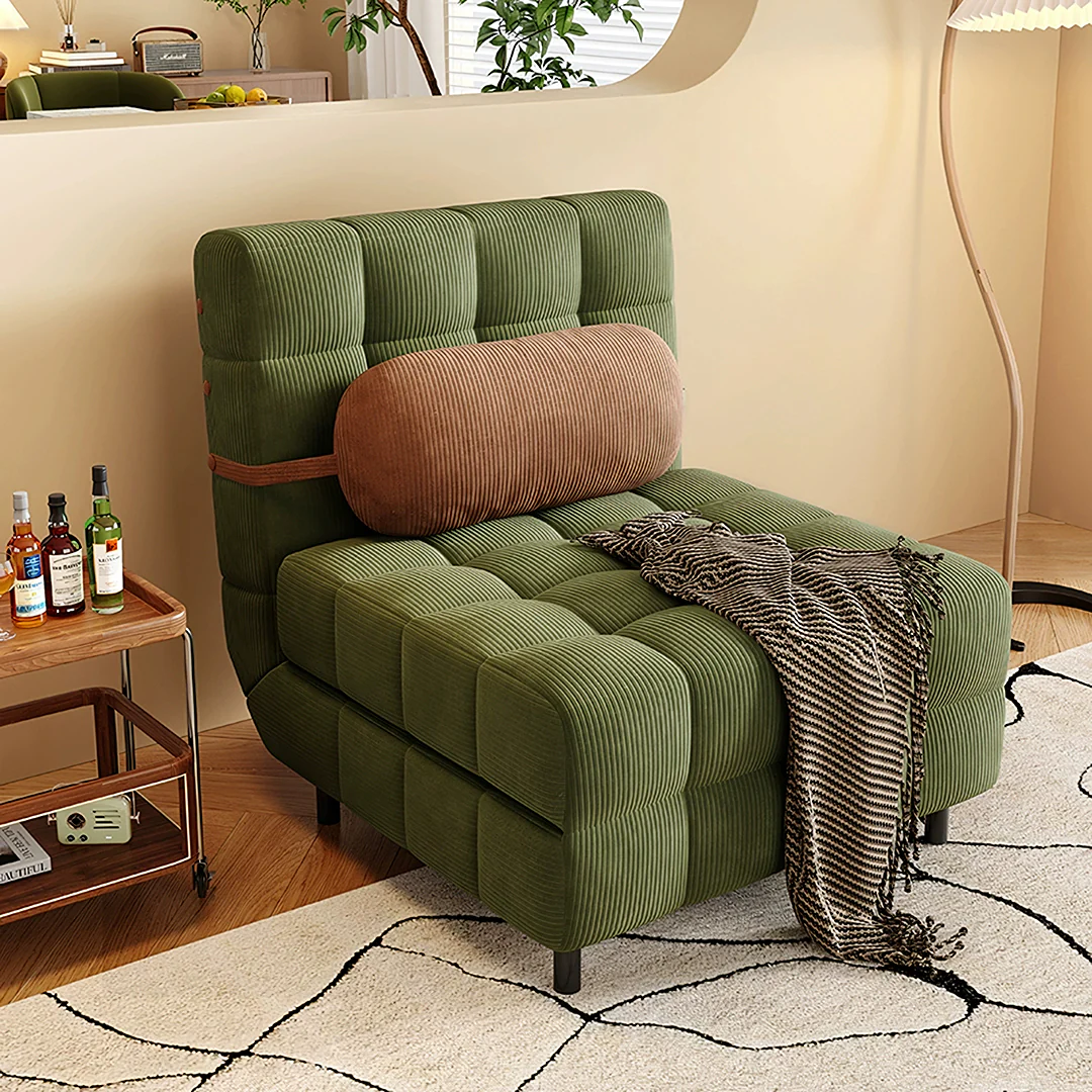 Mendez Single Sofa Bed, Two Seater Sofa Bed, Corduroy - Image 10